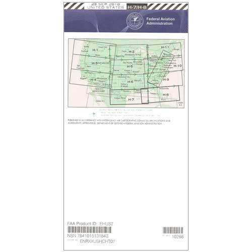 AeroNav Products IFR Enroute High Altitude Charts FAA Enroute High US H7/8 - 04/17/25 thru 06/12/25