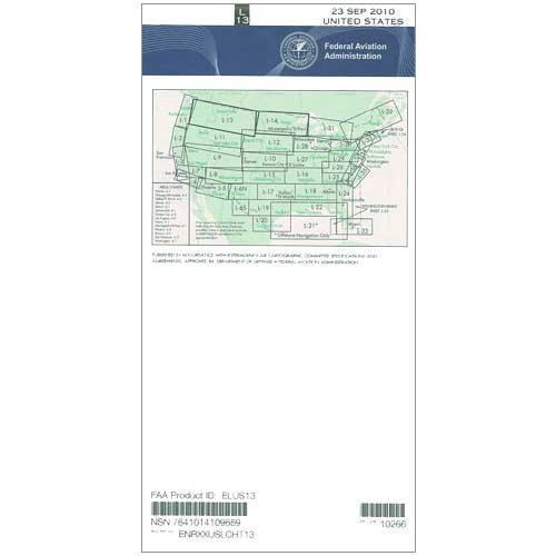 AeroNav Products IFR Enroute Low Altitude Charts FAA Enroute Low US L13/14 - 04/17/25 thru 06/12/25
