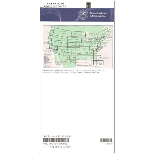 AeroNav Products IFR Enroute Low Altitude Charts FAA Enroute Low US L23/24 - 04/17/25 thru 06/12/25