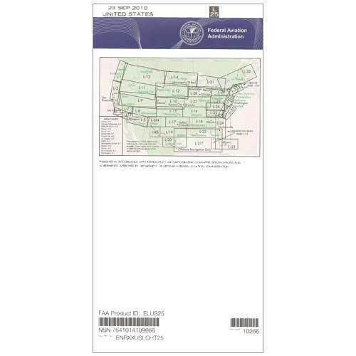 AeroNav Products IFR Enroute Low Altitude Charts FAA Enroute Low US L25/26 - 04/17/25 thru 06/12/25