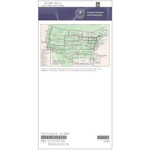 AeroNav Products IFR Enroute Low Altitude Charts FAA Enroute Low US L29/30 - 04/17/25 thru 06/12/25