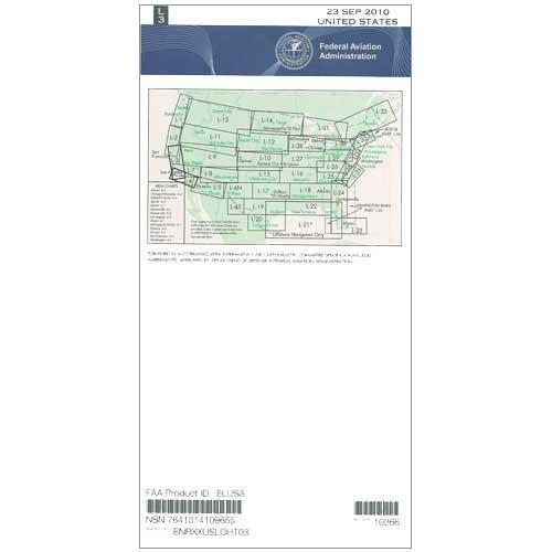 AeroNav Products IFR Enroute Low Altitude Charts FAA Enroute Low US L3/4 - 04/17/25 thru 06/12/25