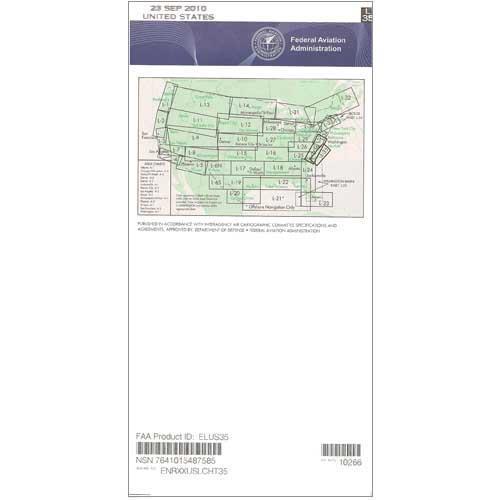 AeroNav Products IFR Enroute Low Altitude Charts FAA Enroute Low US L35/36 - 04/17/25 thru 06/12/25