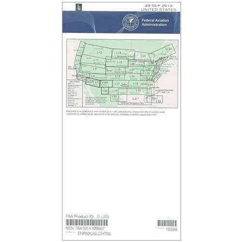 AeroNav Products IFR Enroute Low Altitude Charts FAA Enroute Low US L5/6 - 04/17/25 thru 06/12/25