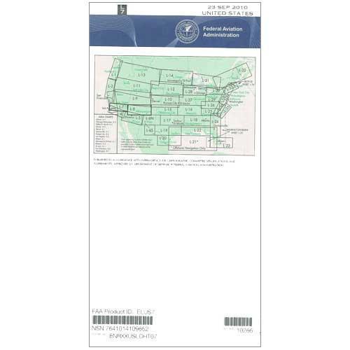 AeroNav Products IFR Enroute Low Altitude Charts FAA Enroute Low US L7/8 - 04/17/25 thru 06/12/25