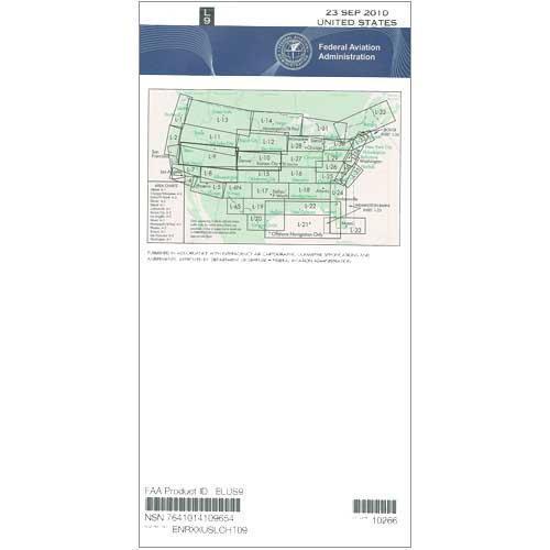 AeroNav Products IFR Enroute Low Altitude Charts FAA Enroute Low US L9/10 - 04/17/25 thru 06/12/25