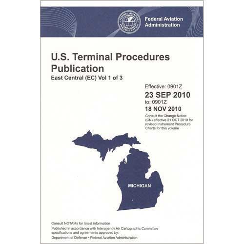 AeroNav Products IFR Terminal Procedures Publications Bound FAA Terminal Procedures EC Vol 1 Bound 04/17/25 thru 06/12/25