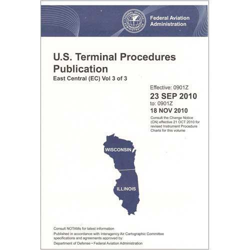 AeroNav Products IFR Terminal Procedures Publications Bound FAA Terminal Procedures EC Vol 3 Bound 04/17/25 thru 06/12/25