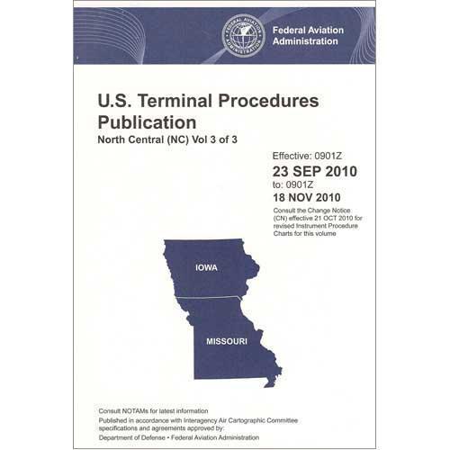 AeroNav Products IFR Terminal Procedures Publications Bound FAA Terminal Procedures NC Vol 3 Bound 04/17/25 thru 06/12/25