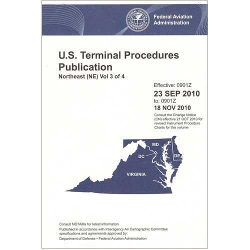 AeroNav Products IFR Terminal Procedures Publications Bound FAA Terminal Procedures NE Vol 3 Bound 04/17/25 thru 06/12/25