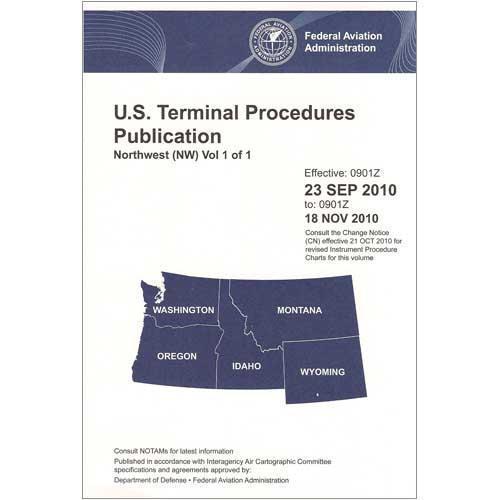 AeroNav Products IFR Terminal Procedures Publications Bound FAA Terminal Procedures NW Vol 1 Bound 04/17/25 thru 06/12/25