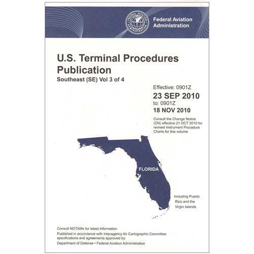 AeroNav Products IFR Terminal Procedures Publications Bound FAA Terminal Procedures SE Vol 3 Bound - 04/17/25 thru 06/12/25