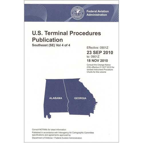 AeroNav Products IFR Terminal Procedures Publications Bound FAA Terminal Procedures SE Vol 4 Bound - 04/17/25 thru 06/12/25