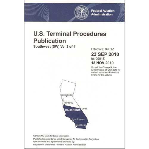 AeroNav Products IFR Terminal Procedures Publications Bound FAA Terminal Procedures SW Vol 3 Bound - 04/17/25 thru 06/12/25