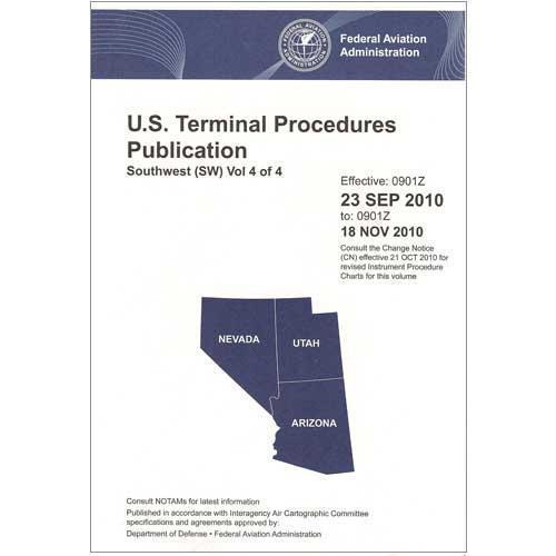 AeroNav Products IFR Terminal Procedures Publications Bound FAA Terminal Procedures SW Vol 4 Bound - 04/17/25 thru 06/12/25