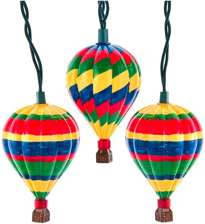 Kurt Adler Hot Air Balloon Light Set - PilotMall.com