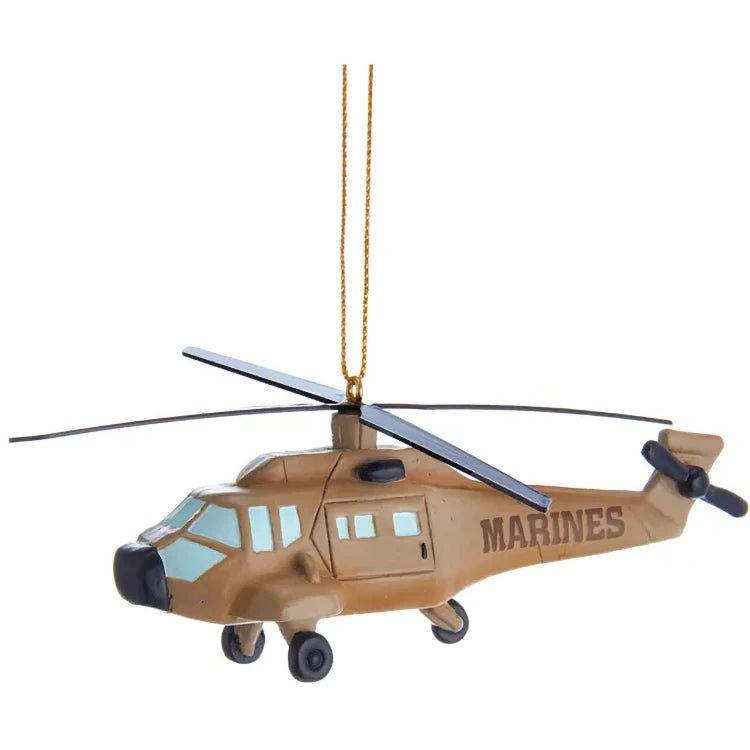 Kurt Adler U.S. Marine Corps Helicopter Ornament - PilotMall.com