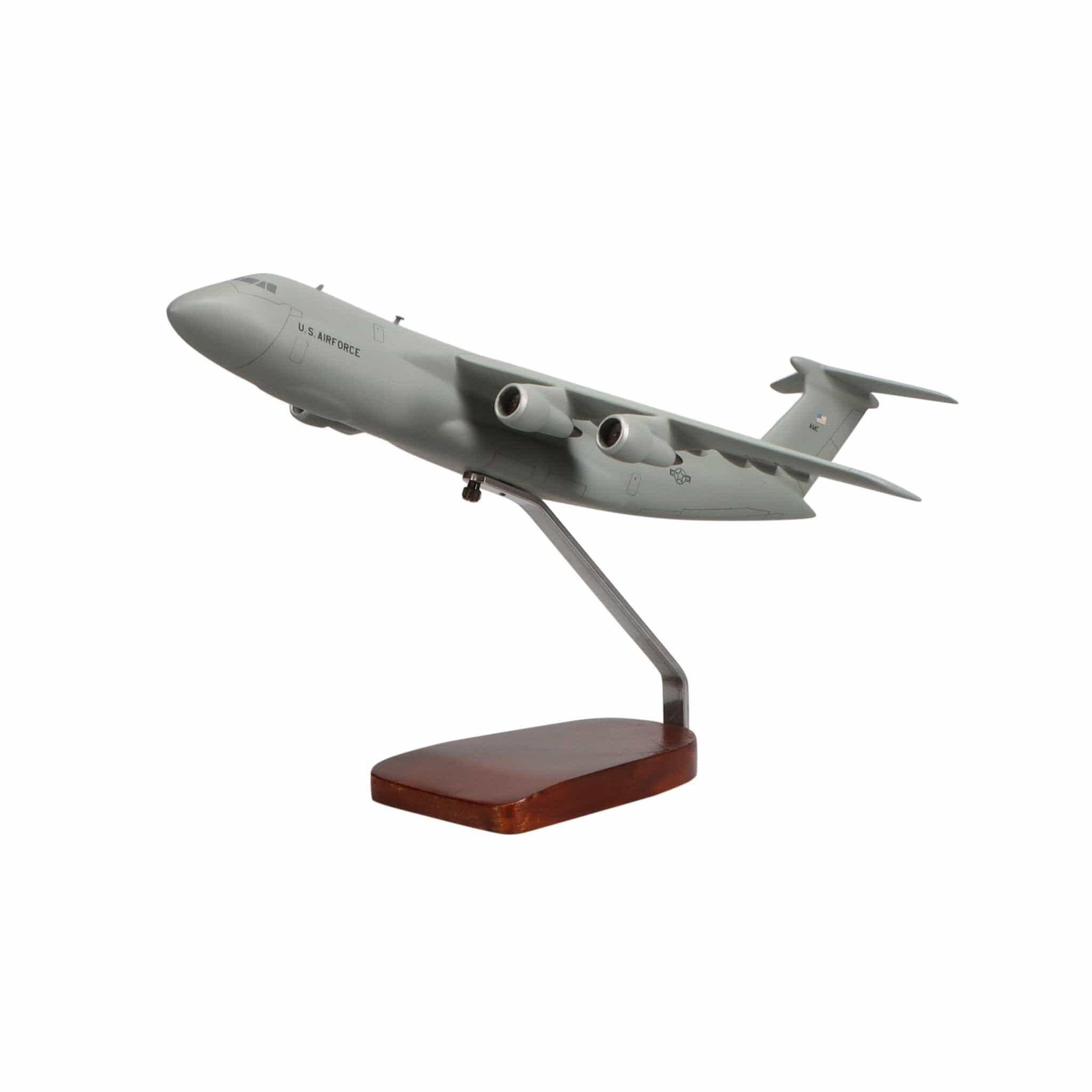 Lockheed C-5A/B Galaxy® (Grey) Limited Edition Large Mahogany Model - PilotMall.com