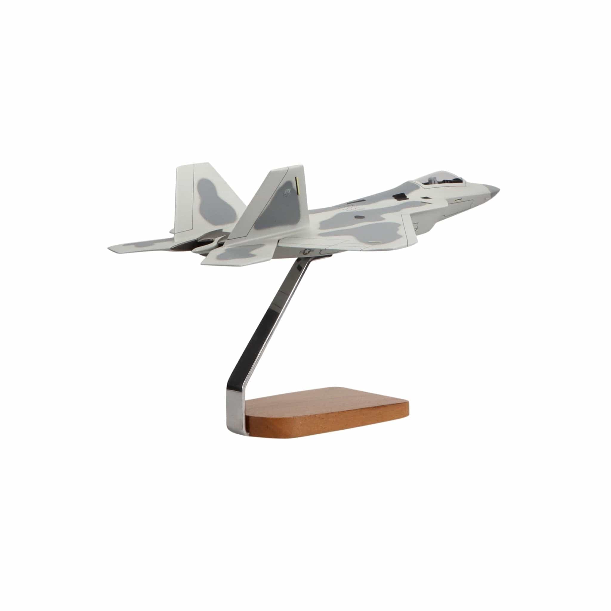 Lockheed Martin F-22 Raptor® Clear Canopy Large Mahogany Model