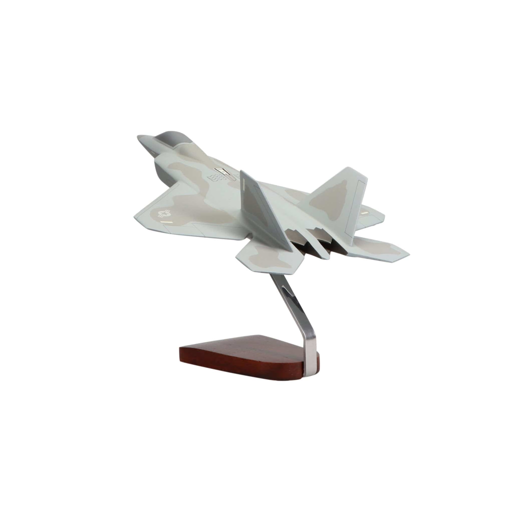 Lockheed Martin F-22 Raptor® Large Mahogany Model