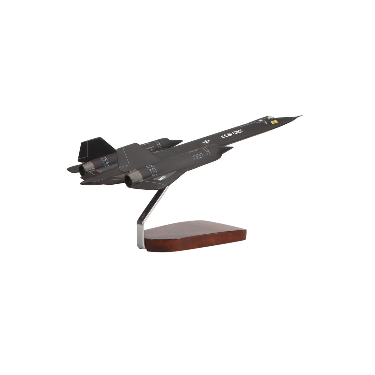 Lockheed SR-71 Blackbird® Limited Edition Large Mahogany Model - PilotMall.com