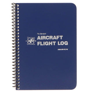 ASA Aircraft Flight Log - Compact Maintenance & Flight Tracking Logbook