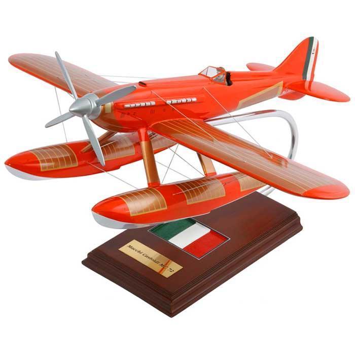 Macchi Castoldi M.C. 72 Mahogany Model - PilotMall.com