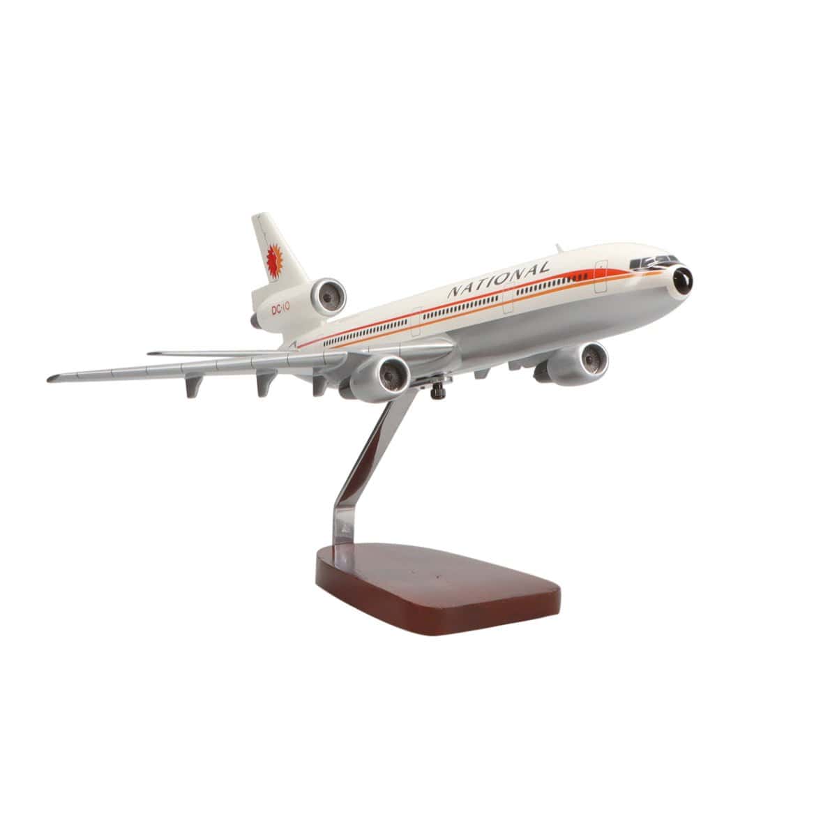 McDonnell Douglas DC-10 National Airlines Limited Edition Large Mahogany Model - PilotMall.com