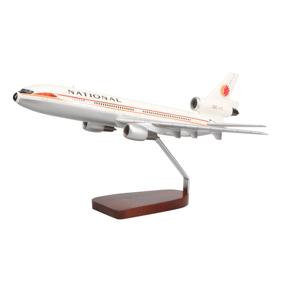 McDonnell Douglas DC-10 National Airlines Limited Edition Large Mahogany Model - PilotMall.com