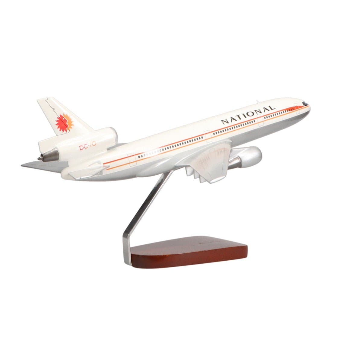 McDonnell Douglas DC-10 National Airlines Large Mahogany Model