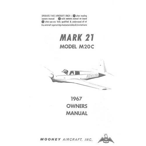 Mooney M20C Mark 21 1967 Owner's Manual (part# MOM20C-67-O-C) - PilotMall.com
