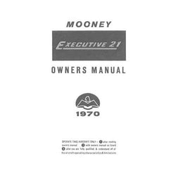 Mooney M20F Executive 21 1970 Owner's Manual (part# 70-20F-OM-B) - PilotMall.com