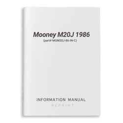 Mooney M20J 1986 Information Manual (part# MOM20J-86-IN-C)