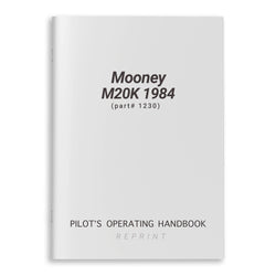 Mooney M20K Pilot's Operating Handbook 1984 (part# 1230)