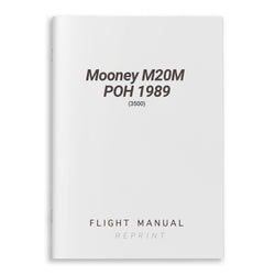 Mooney M20M POH & Flight Manual 1989 (3500)