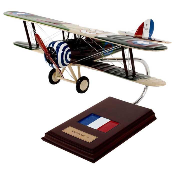 Nieuport 28 Mahogany Model - PilotMall.com