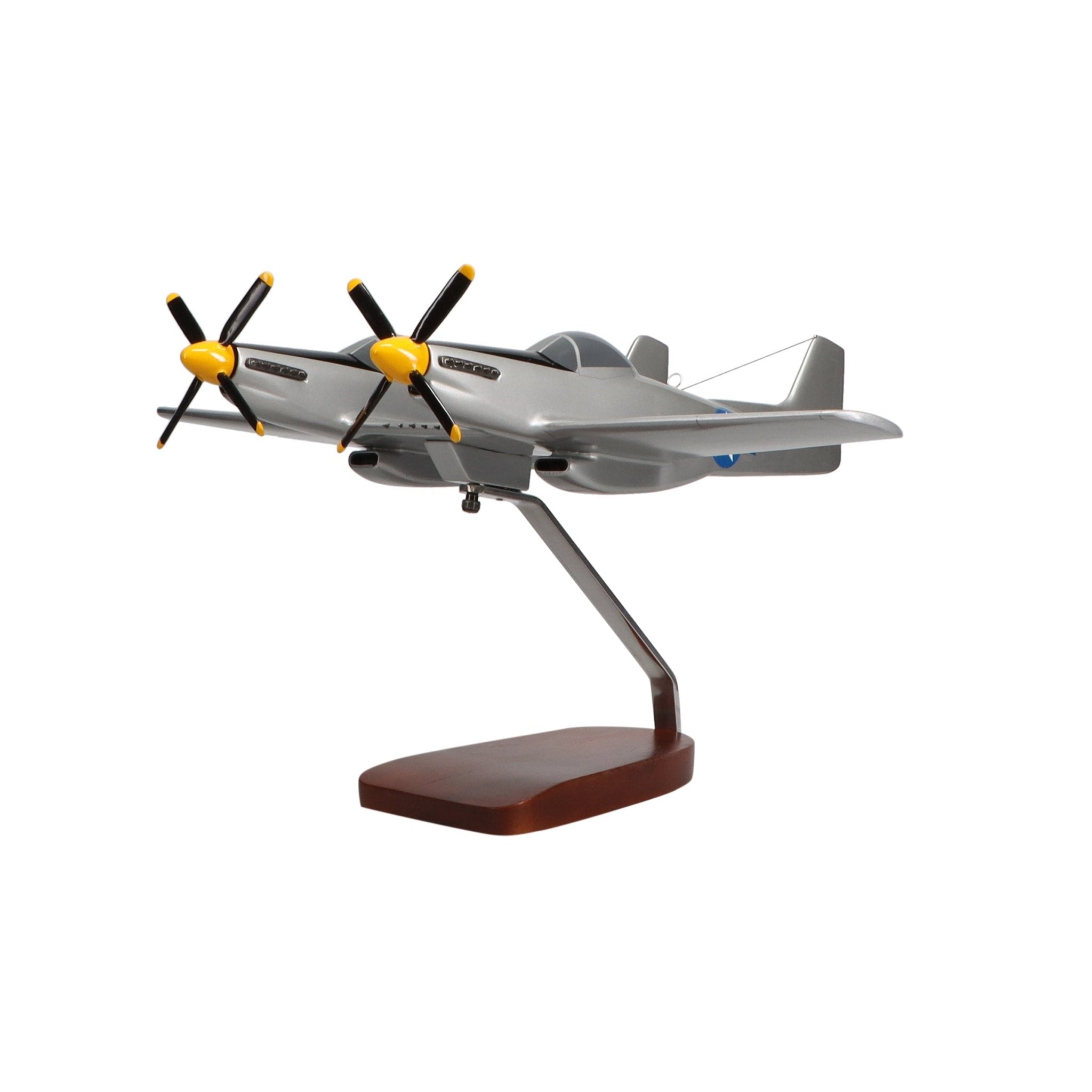 North American Aviation P-82 Twin Mustang Limited Edition Large Mahogany Model - PilotMall.com