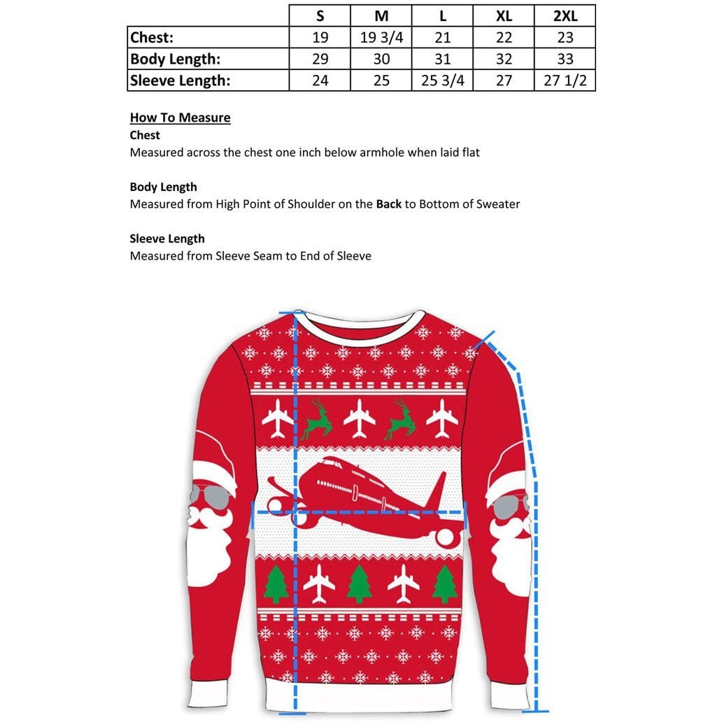 Luso Aviation Outerwear Cleared for Christmas - Ugly Christmas Sweater