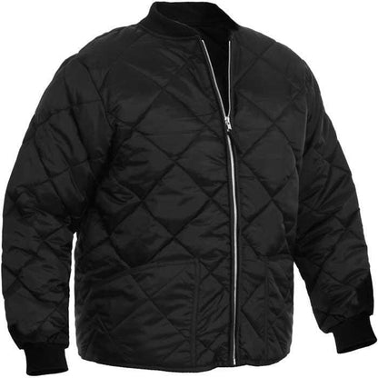 Rothco Outerwear Small / Black Diamond Nylon Quilted Flight Jacket