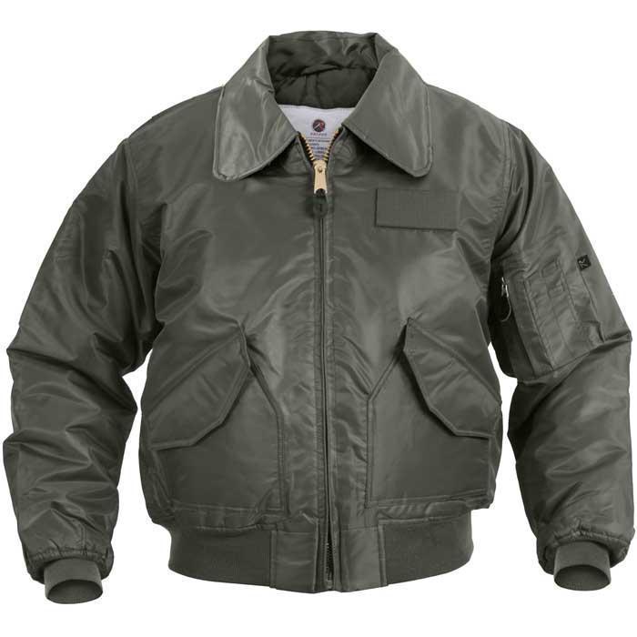 Chaqueta de vuelo militar de nailon CWU 45-P
