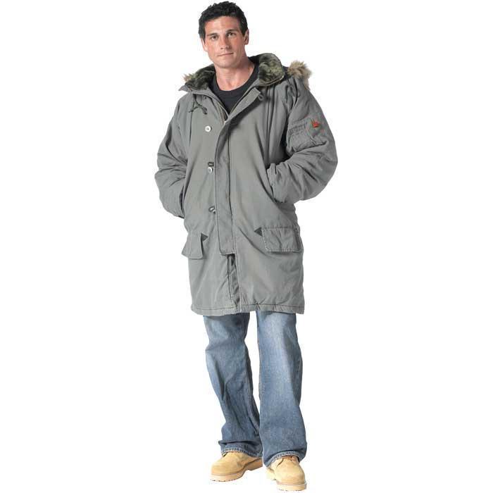 AI N-3B PARKA (DETACHABLE RIVET VELCRO) / VTG WHT