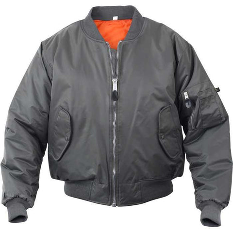 CAPTAINS HELM　#CITY FOG MA-1 COAT Classic MA-1 Flight Jacket with Orange Reversible Lining