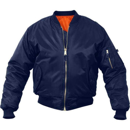 Rothco Outerwear XSmall / Navy Rothco MA-1 Nylon Flight Jacket