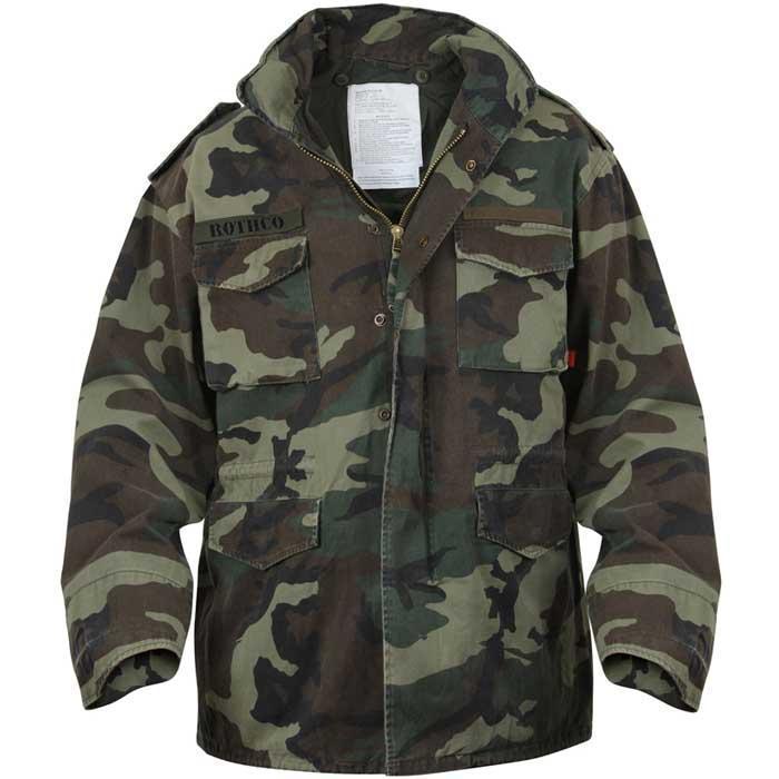 Rothco Outerwear XSmall / Woodland Camo Vintage M-65 Field Jacket