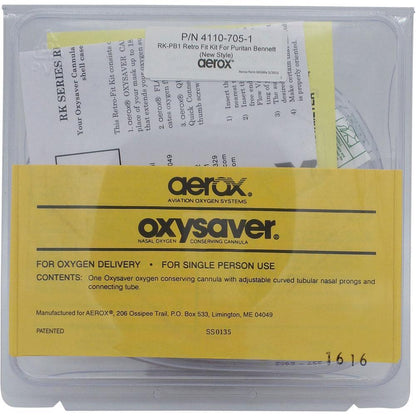 Aerox Oxygen Systems Aerox Retrofit Kit with Scott type fitting