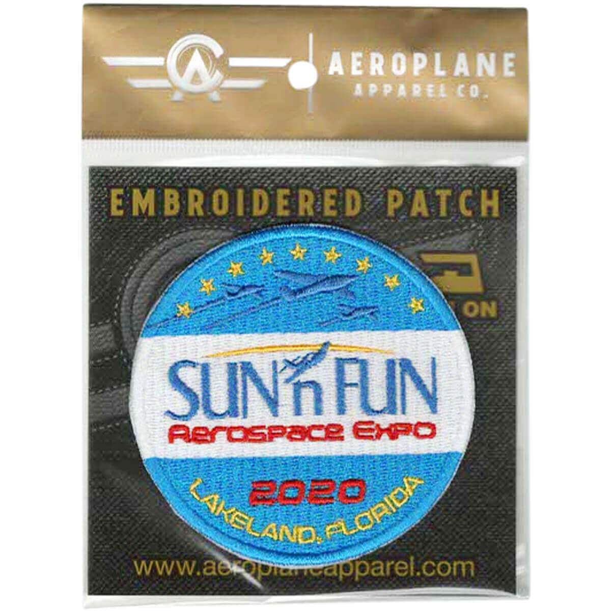 Patch - 2020 SUN 'n FUN Embroidered Patch (Iron On Application) - PilotMall.com