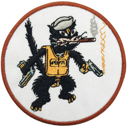 Patrol Bombing Squadron 71 (VPB-71) - Black Cats Embroidered Patch (Iron On Application)