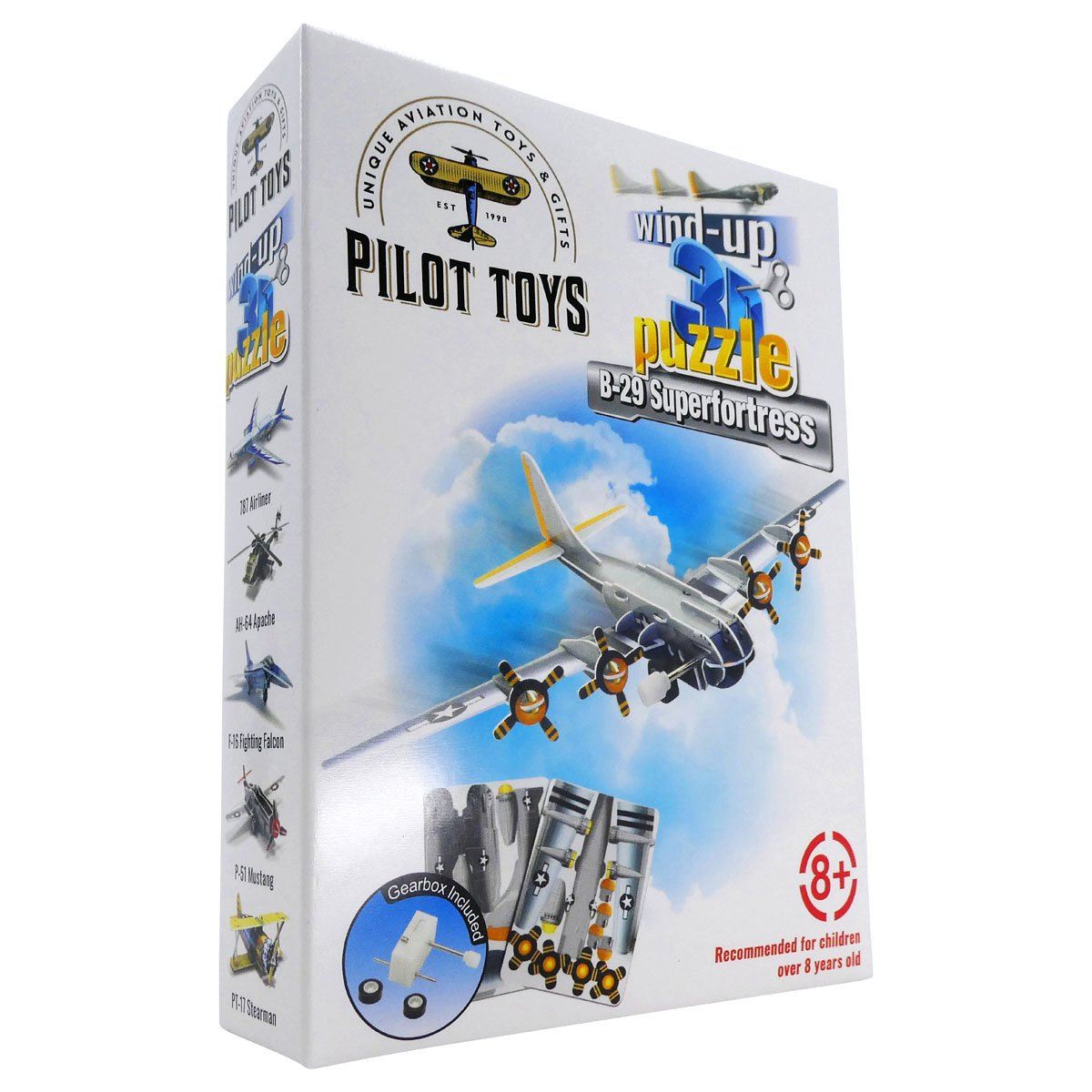 Pilot Toys B-29 Superfortress Wind-Up 3D Puzzle