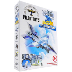 Pilot Toys F-16 Fighting Falcon Wind-Up 3D Puzzle