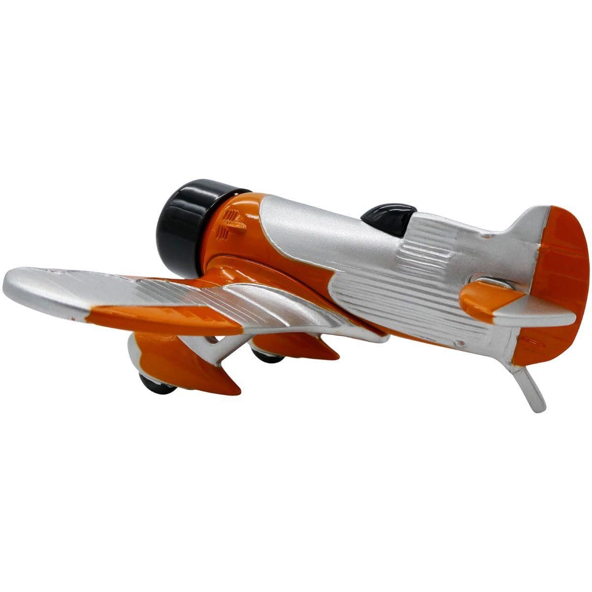 Pilot Toys Orange and Silver Gee Bee Desk Clock